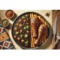 RIZ DJONDJON & GRILLADES (Ailes & pilons de poulet)