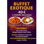 « Rétro Folié’s » ( Buffet Exotique avec 2 Consos incluses )
