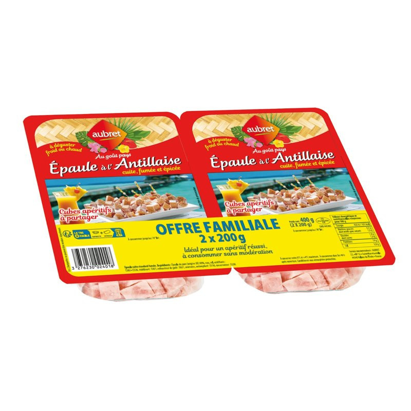 Les cubes d’épaule à l’Antillaise 2x200g