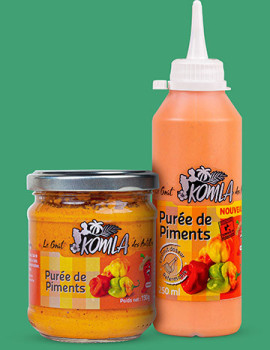 Purée de Piment Antillais Komla 190g - Guadeloupe