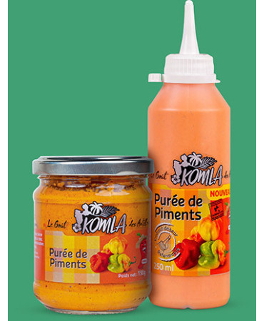 Purée de Piment Antillais Komla 190g - Guadeloupe