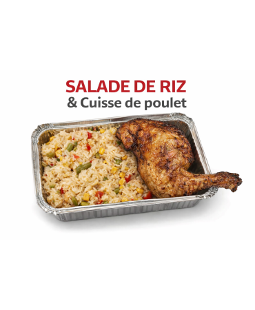 SALADE DE RIZ & CUISSE DE POULET