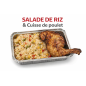 SALADE DE RIZ & CUISSE DE POULET