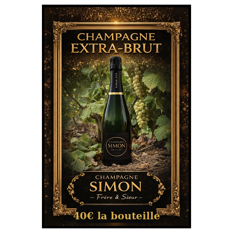 Option Champagne Simon – Extra-Brut (Bouteille)