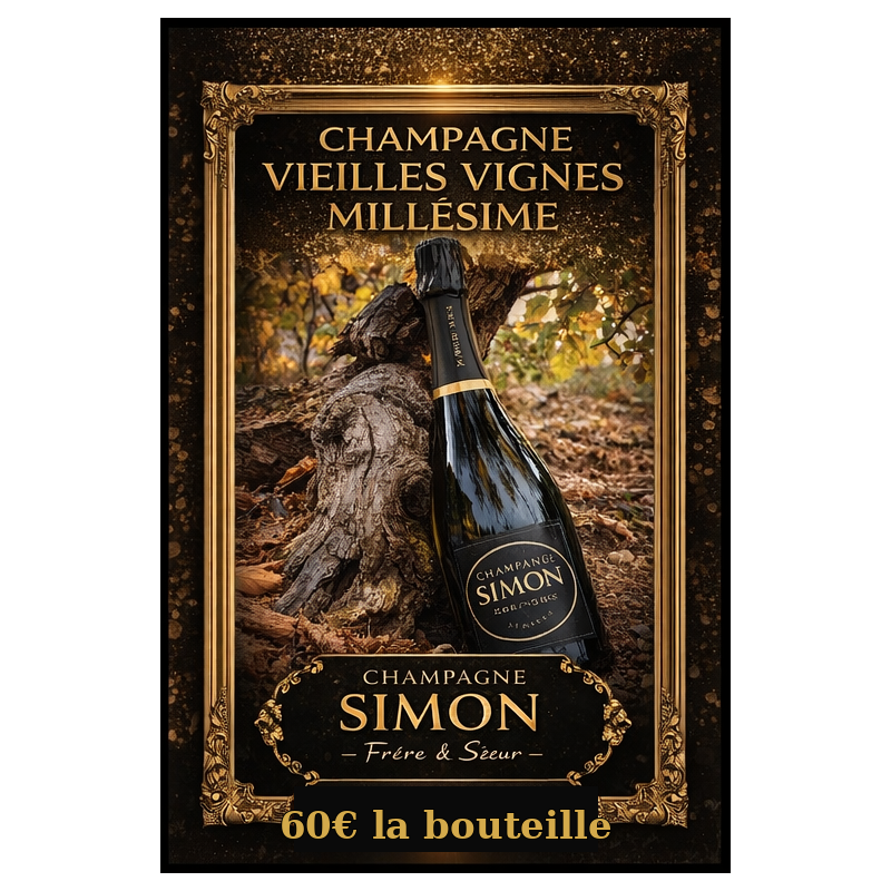 Option Champagne Simon – Vieilles Vignes Millésimé (Bouteille)