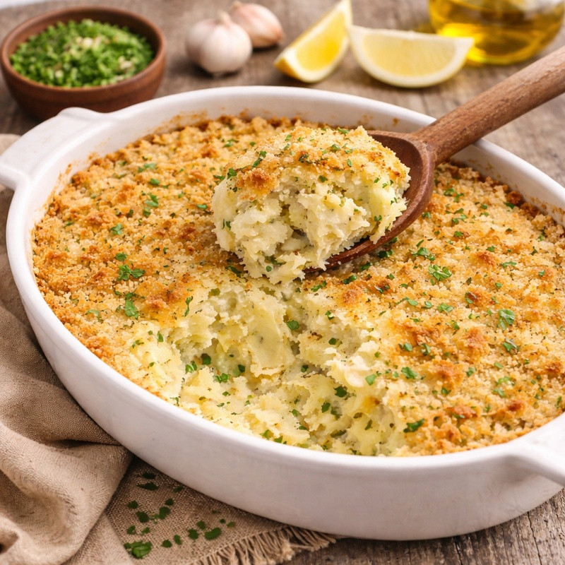 BRANDADE DE MORUE – RIZ BLANC & LENTILLES BRANDADE DE MORUE – RIZ BLANC & LENTILLES