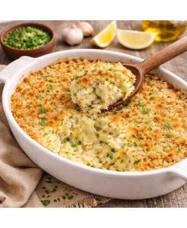 BRANDADE DE MORUE – RIZ BLANC & LENTILLES