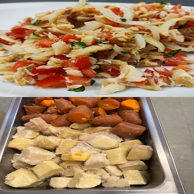 CHIQUETAILLE DE MORUE & LÉGUMES PÉYI