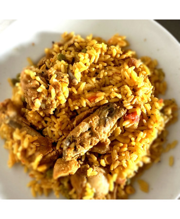 Riz au poulet et légumes – Plat complet caribéen | Kalbass’ Food