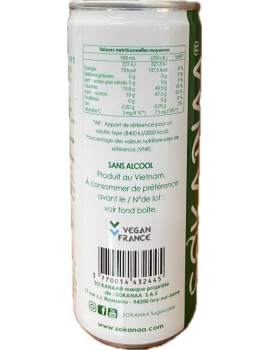 JUS DE CANNE &  Calamansi (Canette  250 Ml)