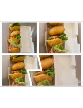 Mix mini-bokits (Lot de 5) poulet fumé/morue/complet (œuf, saucisses, fromage)