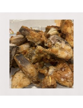 POISSON FRIT ( Dorade ou Perroquet), accompagnement Riz & Lentilles